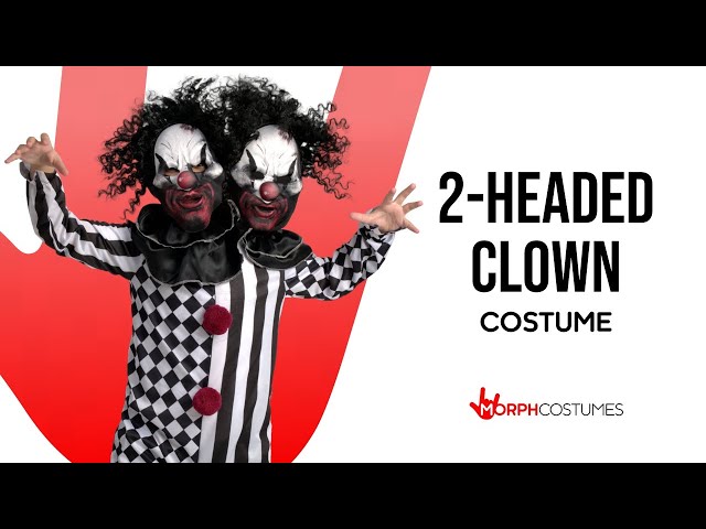 Two-Headed Clown Halloween Costume