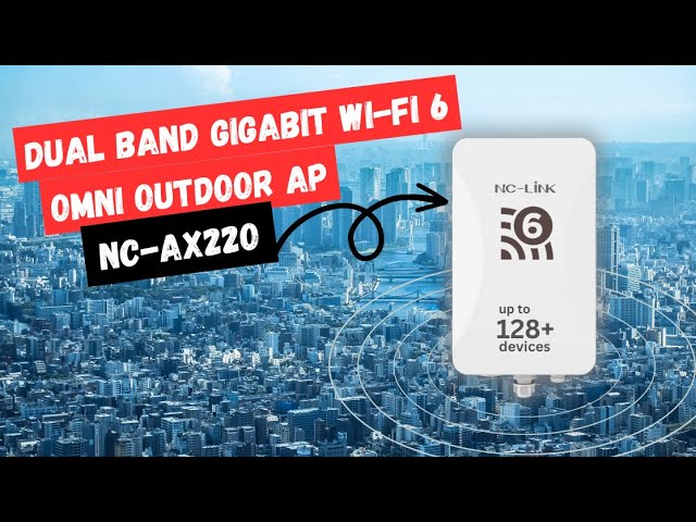 NC-LINK New Dual Band Wifi 6 outdoor AP