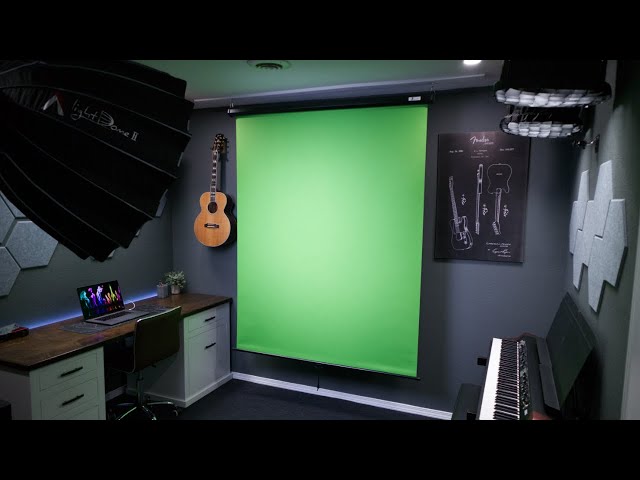 I Installed a Green Screen! || Building My DREAM YouTube Studio Ep. 9