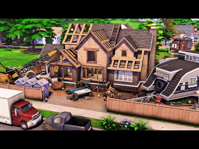 House Under Construction | The Sims 4 Speed Build