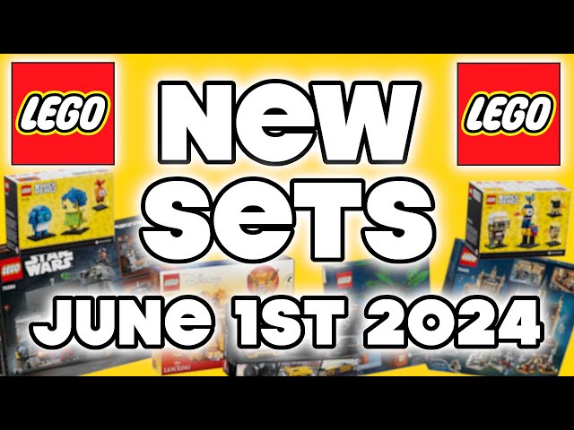 LEGO - NEW RELEASE SETS FOR JUNE 1ST 2024