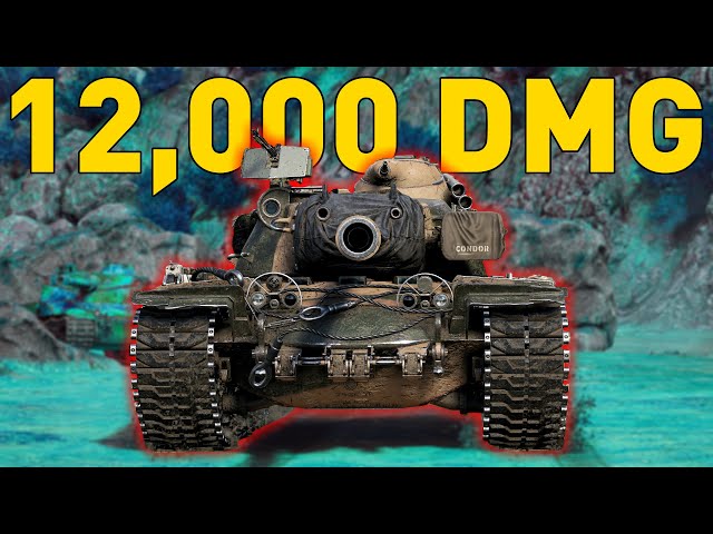 12,000 Damage in World of Tanks - T110E5!