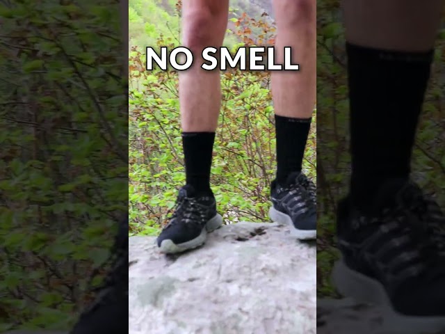 Why these hiking socks get ZERO BLISTERS #shorts #hiking #camping #outdoors #thruhike