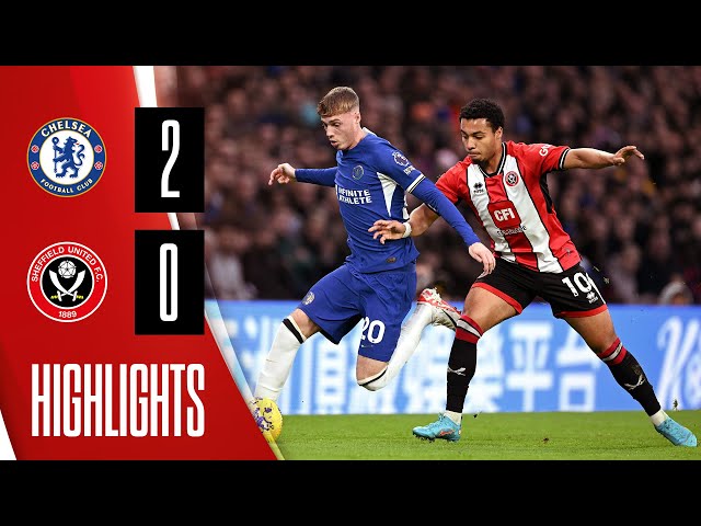 Jackson and Cole Palmer Goals down Blades | Chelsea 2-0 Sheffield United | Premier League highlights