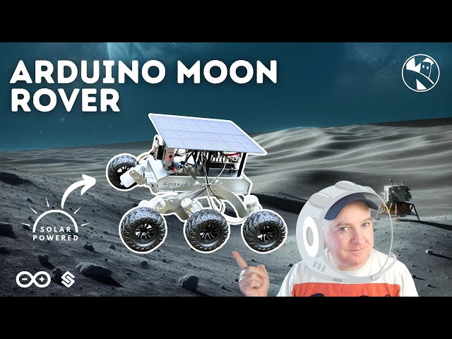 Arduino Moon Rover in Action: Navigating the Lunar Landscape at Home!