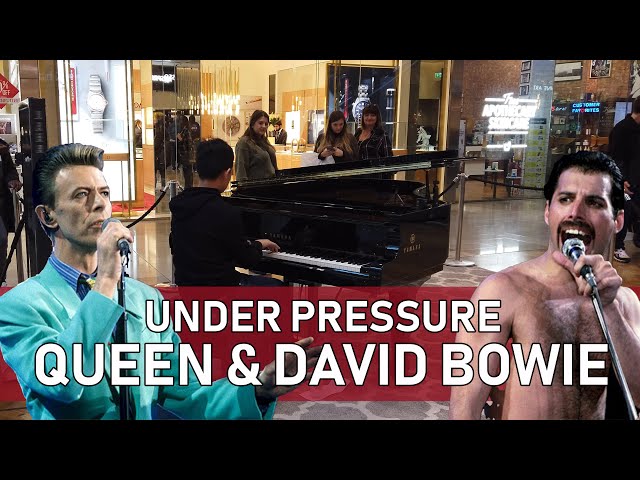 Under Pressure Queen & David Bowie Played in Westfield Shopping Centre Cole Lam 12 Years Old