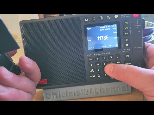 Choyong LC90 seems to have a few problems with crackling audio checking Voice of Turkye 11785 kHz