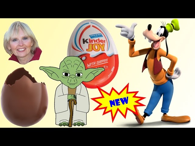 ♥♥ 5 Surprise Eggs: Star Wars, Mickey Mouse,  Disney Princess, Kinder Fairies, and Kinder Joy