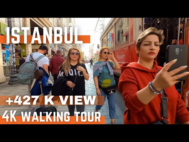 WALKING IN ISTANBUL TURKEY 2021 | TAKSIM,ISTIKLAL STREET,GALATA TOWER,EMINONU,SIRKECI | 4k UHD