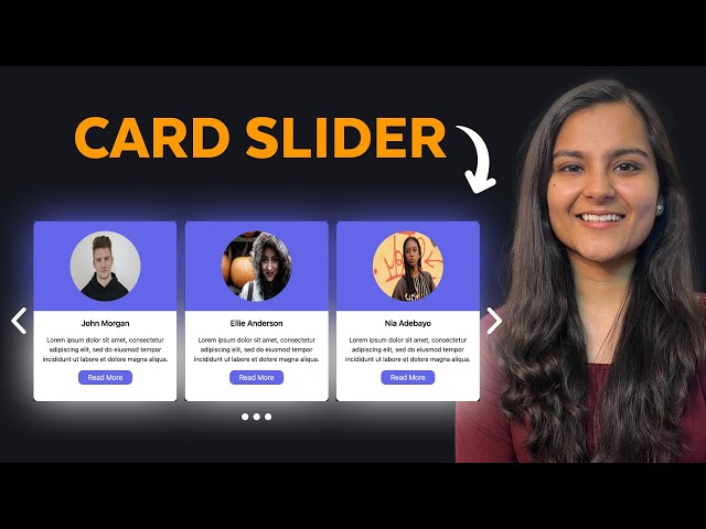 How to make Card Slider in React JS | React Slick