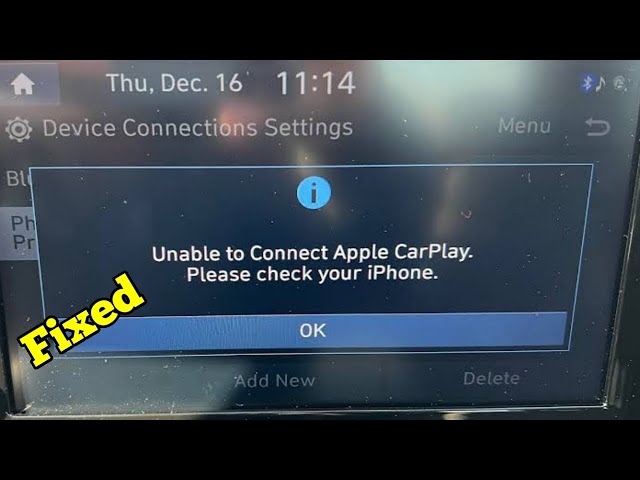 Unable to Connect Apple CarPlay Please Check Your iPhone on iOS 17.3.1/17.4 (Fixed)