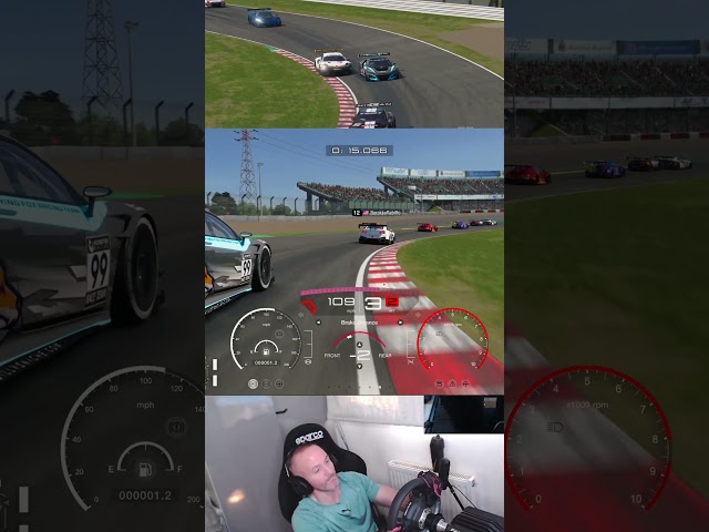 7 Places Gained After 1 corner Chaos 😲 #granturismo7 #gt7 #simracing #live #granturismo #chaos