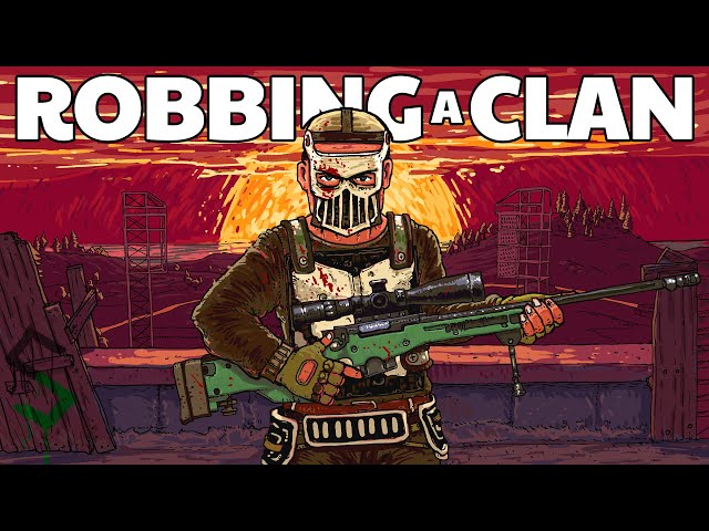 Rust - SOLO Player Robs a CLAN!