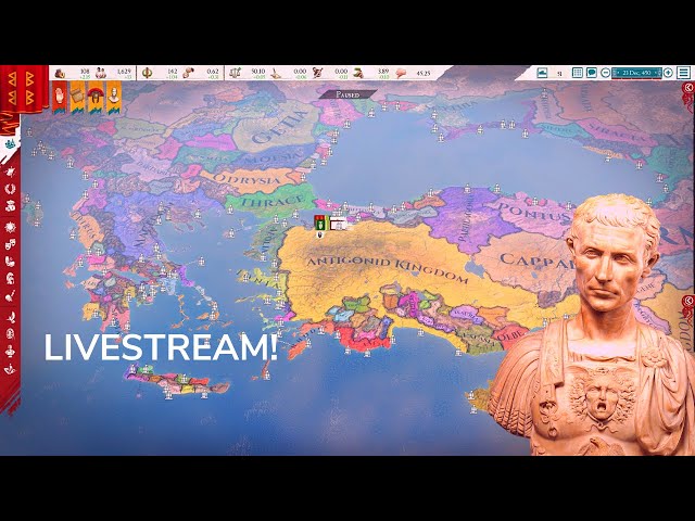 DOMINATING Anatolia as BYZANTION In Imperator: Rome [Livestream]