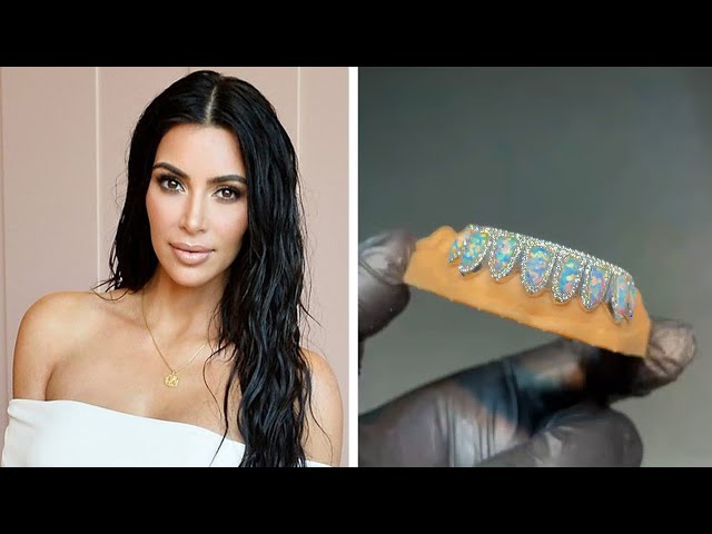 Kim Kardashian REVEALS New Opal Birthstone Grill! (MUST SEE)