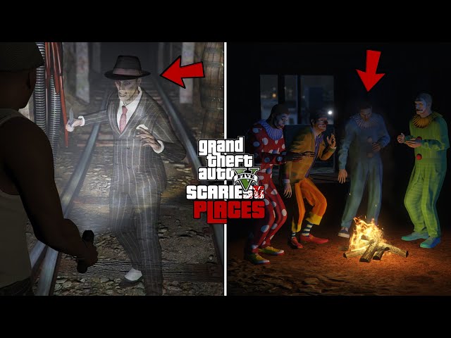 GTA 5 - Scary Places & Easter Eggs! (TOP 5)