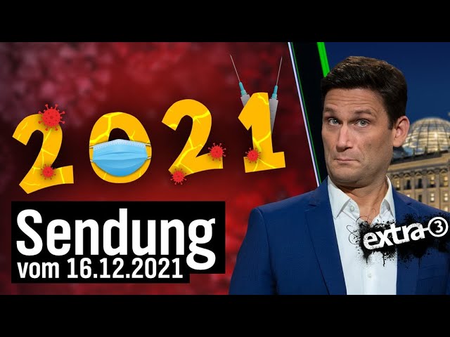 Extra 3 vom 16.12.2021 im Ersten - Jahresrückblick 2021 | extra 3 | NDR