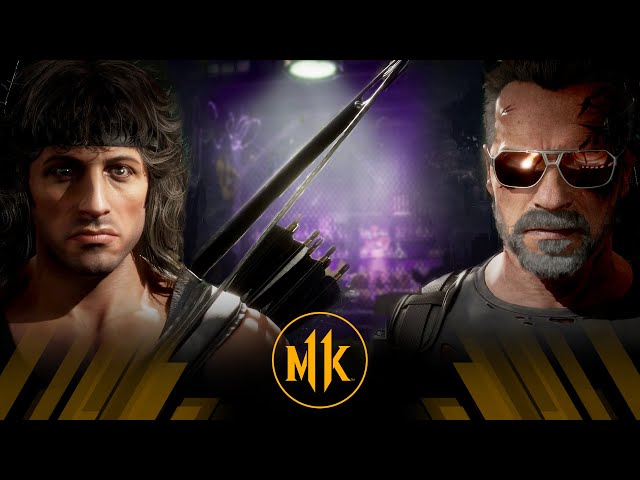 Mortal Kombat 11 - Rambo Vs The Terminator (Very Hard)