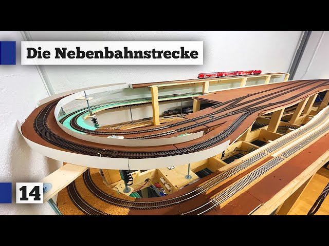 The branch line with a parade track is built | Construction of a H0 model railroad - Episode 14