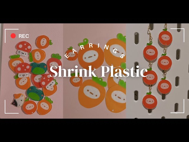 Trying Shrink Plastic | Shrink Plastic Earrings