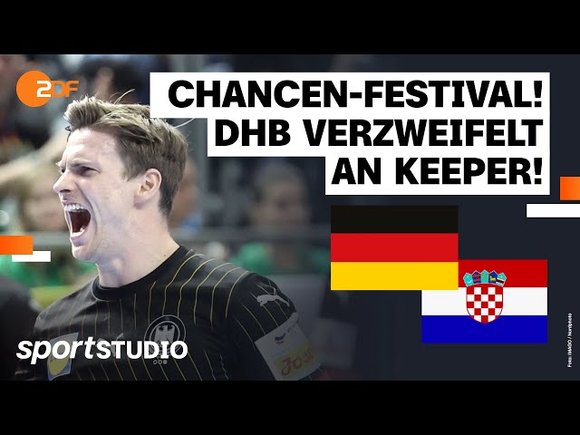Deutschland – Kroatien | Handball-EM 2024 | sportstudio