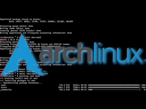 Устоновка Arch linux с KDE и драйверами для nvidia
