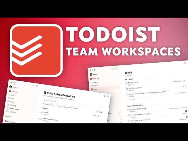 How to Manage Your Personal & Team Tasks with Todoist Team Workspaces