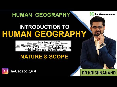 HUMAN GEOGRAPHY FOR UPSC