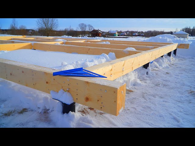 We built the most affordable frame house  Step by step construction process!!!