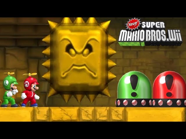 Newer Super Mario Bros. Wii - Full Game Walkthrough