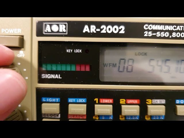 AOR AR - 2002 Test 2 / 11m / 2m / Radio