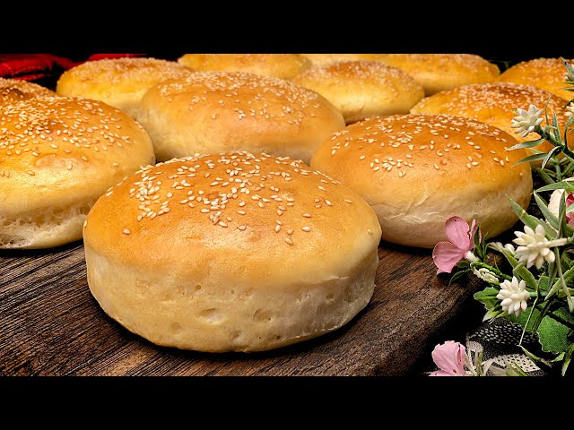 A famous recipe, 1000 pieces of which are sold around the world every day Burger Bread