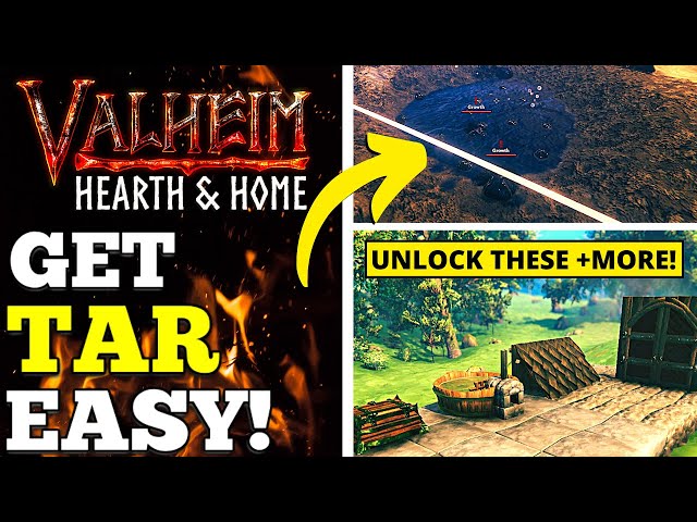 How To Get Tar / Darkwood In Valheim! Easy + Fast!