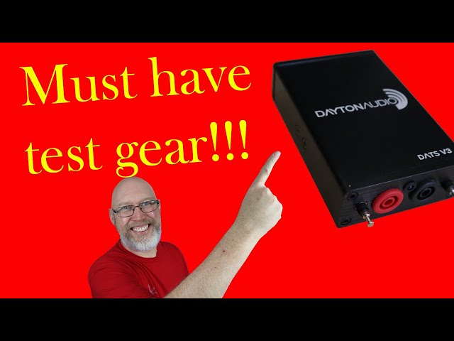 The Ultimate Subwoofer Test Gear:  DATS from Dayton Audio