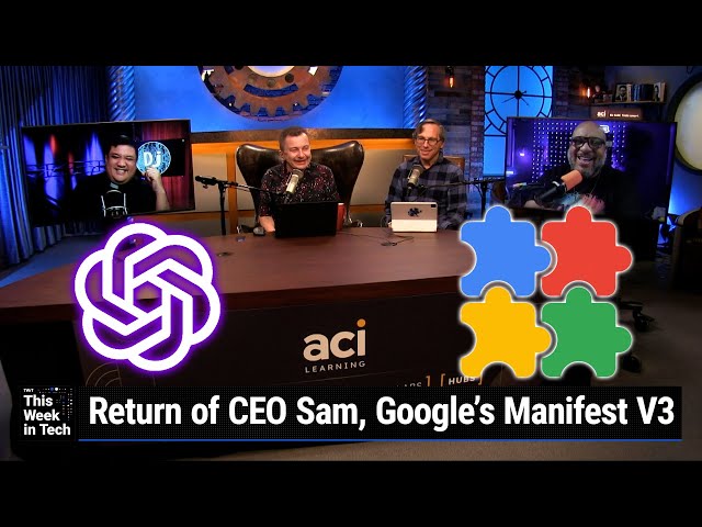 Marmite or Nothing - Altman returns to OpenAI, X sues Media Matters, Church of AI, Manifest V3