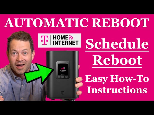 ✅ EASY - Automatic Scheduled Reboot - T-Mobile Home Internet Arcadyan KVD21 5G Gateway