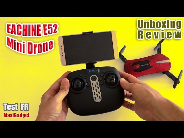 Test Mini Drone Eachine E52 avec Camera à 25€
