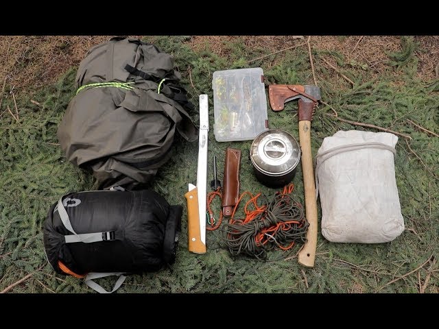 Full List of Filming, Camping, Survival Gear for 10 Days, 10 Items, Alone on an Island in the Wild