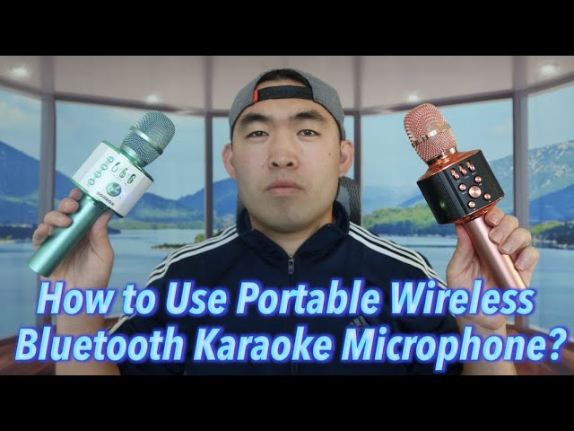 How to Use Portable Wireless Bluetooth Karaoke Microphone?