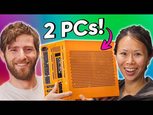 This is TWO PCs in ONE ITX case!