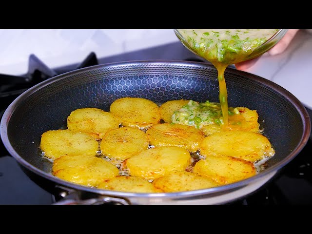 If you have 3 potatoes and 2 eggs! Potatoes with onions! 2 ASMR recipes!