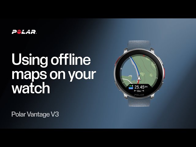 Polar Vantage V3 | Using Offline Maps on your Watch