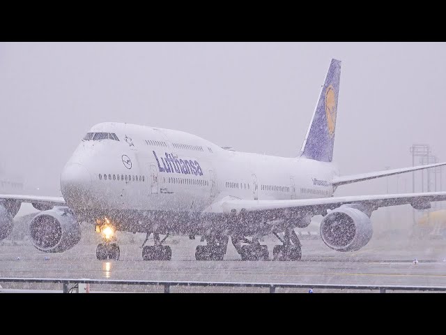 WINTER WONDERLAND HIGHLIGHTS - 1 HOUR of Pure Aviation -All  The Best from FRA BRU LGG and AMS!