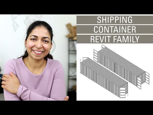 Parametric shipping container Revit family | FREE download