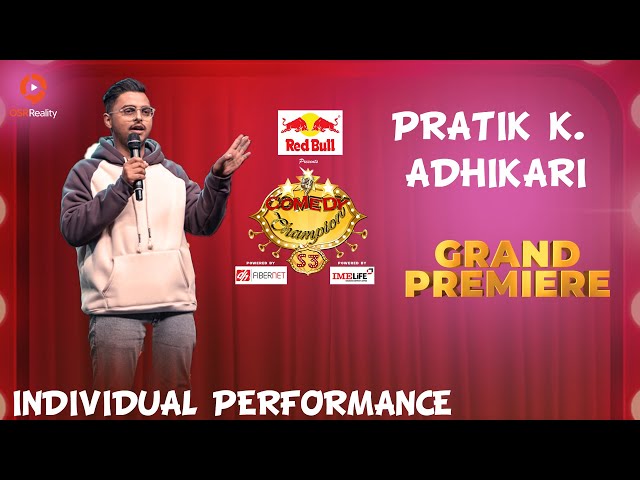 Pratik K. Adhikari From “Birjung'' Super 30|| Comedy Champion S3 || Individual Performance