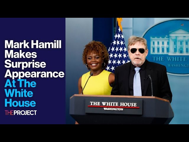 Mark Hamill Makes Surprise Appearance At The White House