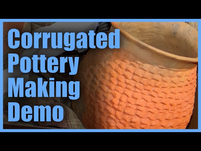 Corrugated Pottery Demo from 2014 Southwest Kiln Conference by Roger Dorr