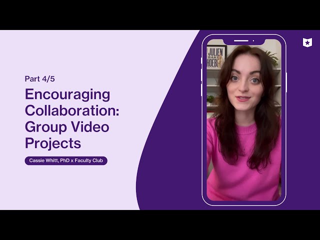 Encouraging Collaboration in Group Video Projects 🎥 | Creative Video Assessments (part 4)