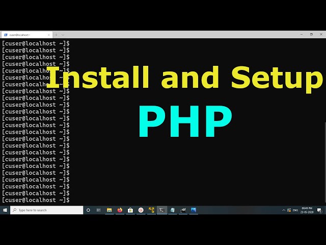 How to Install PHP on Ubuntu 20.04 18.04