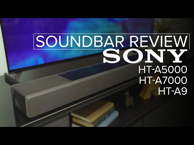Sony's Dolby Atmos Soundbar Lineup: HT-A9 vs HT-A7000 vs HT-A5000 Home Theater Packages
